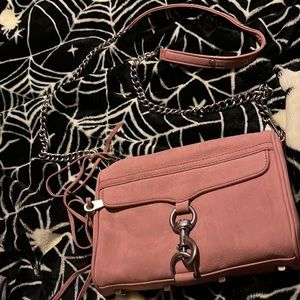 rebecca minkoff mini mac suede